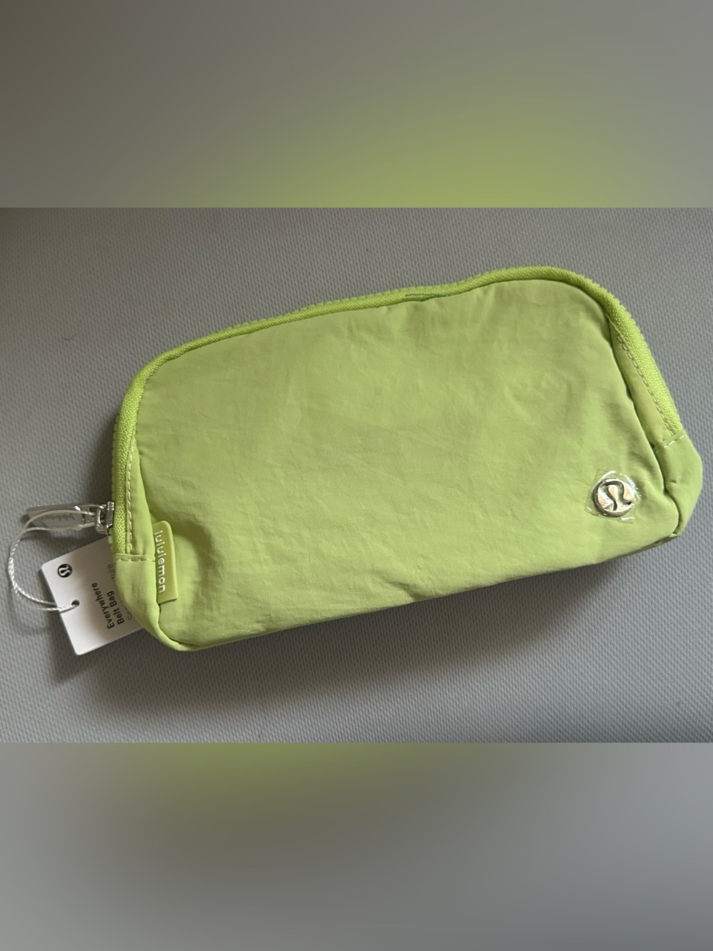 lululemon bright lime green everywhere belt bag